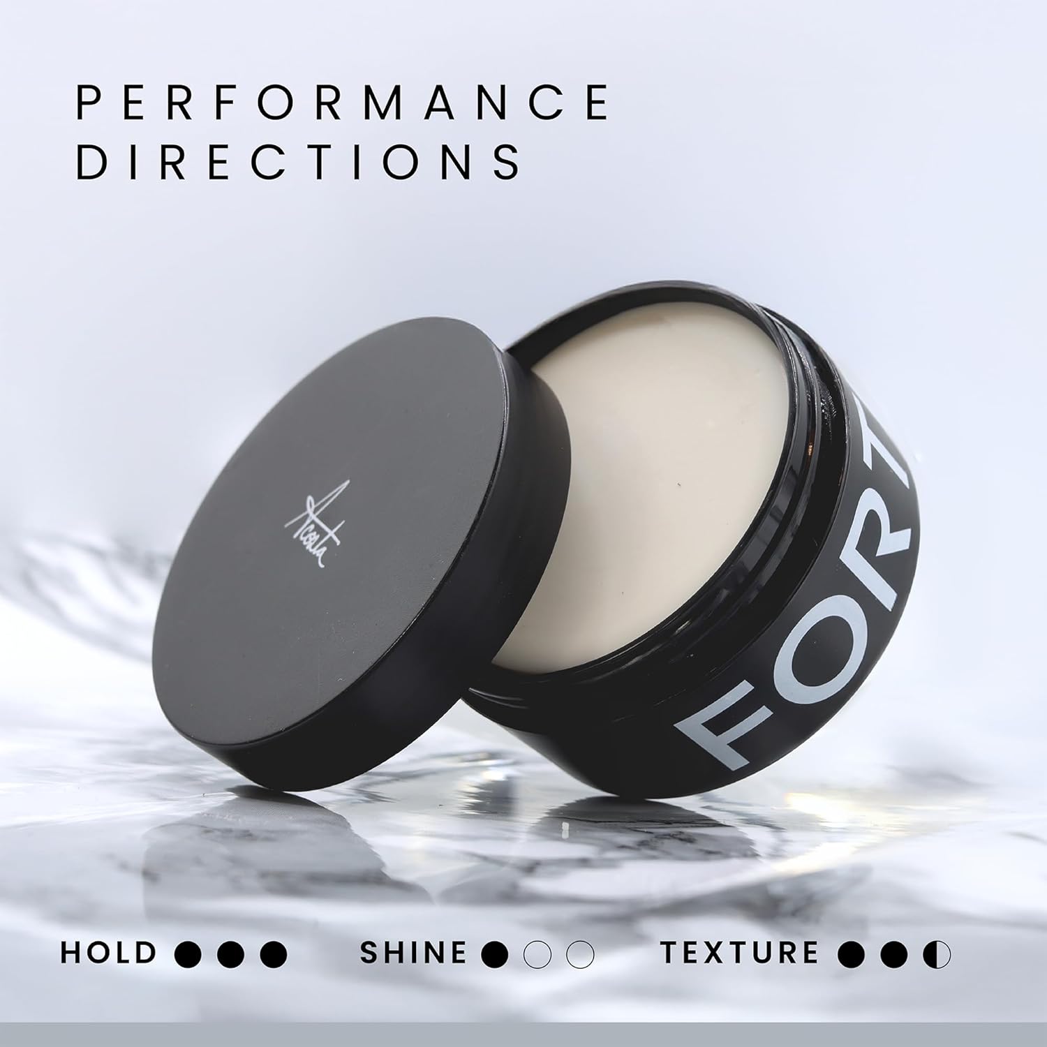 Hair Clay for Men by Forte Series | Extreme Hold Men's Hair Clay | Matte Clay with Natural Ingredients to Add Texture, Volume and Definition to Thick/Coarse Hair | Premium Men's Hair Styling Products