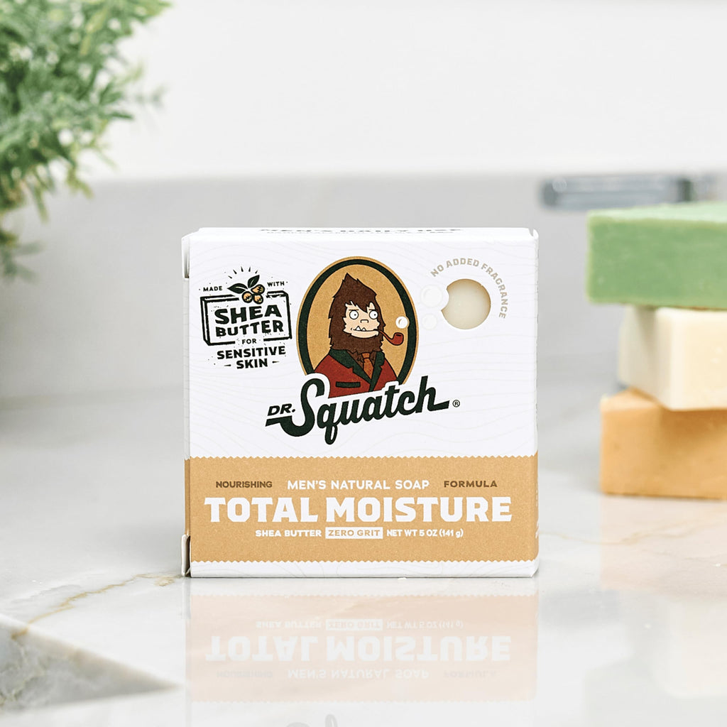 Dr. Squatch All Natural Bar Soap for Men with Heavy Grit, 3 Pack, Pine Tar