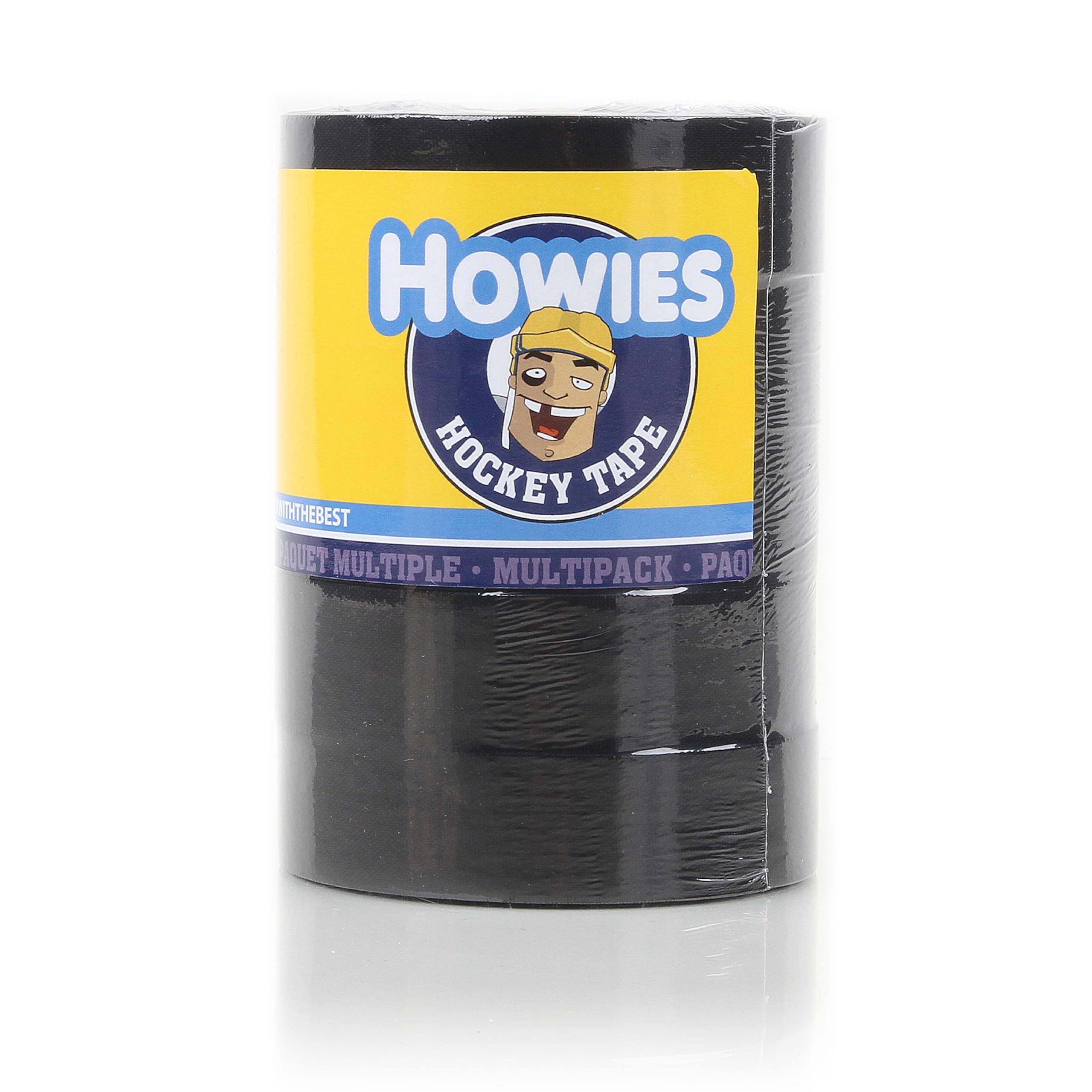 Howies Hockey - Clear Hockey Tape 5 Pack - Shin Pad/Sock Tape - Strong Grip, Long-Lasting Adhesive for Ice Hockey, Soccer, Athletics - 1 Inch x 25 Yards - Professional Quality