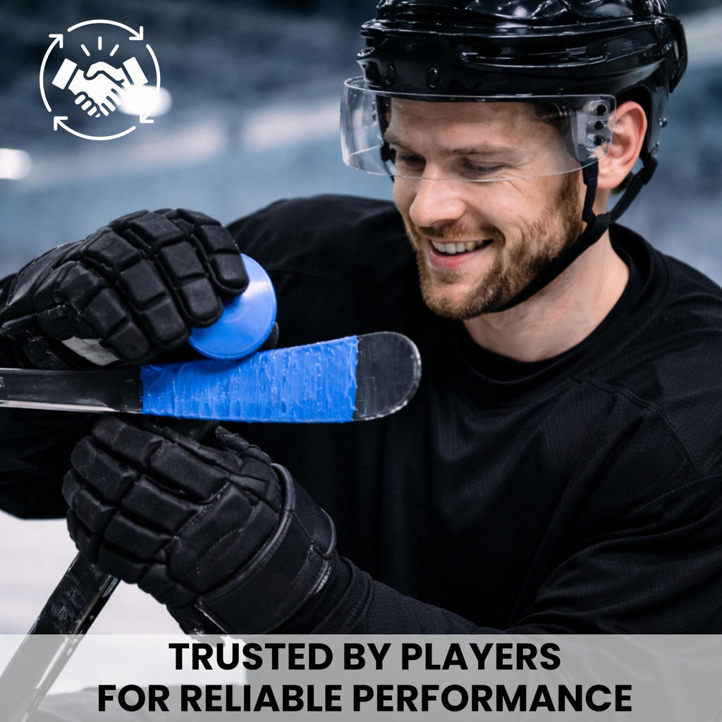 Hockey Stick Wax, Ultimate Grip & Snow Protection, Improves Puck Control, 2.8oz / 80g