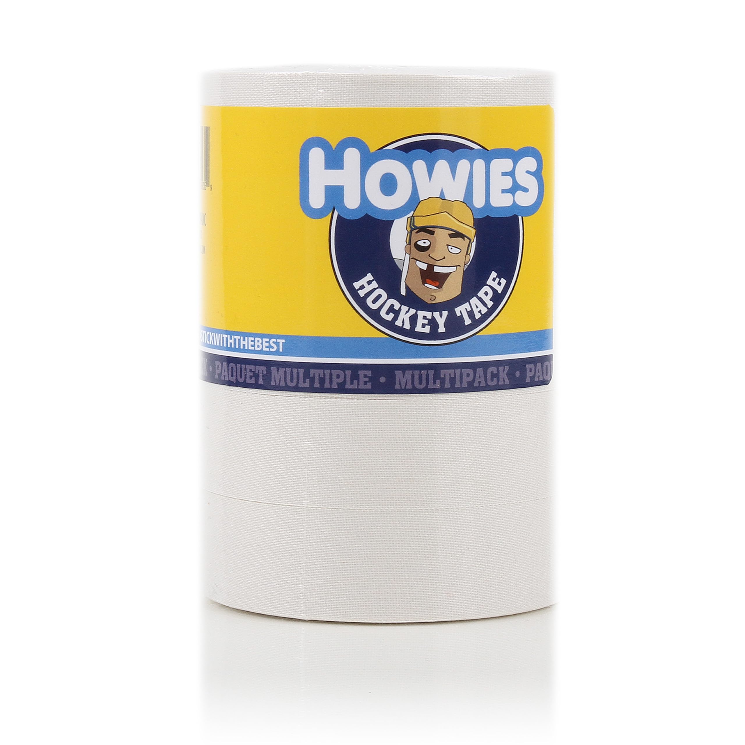 Howies Hockey - Clear Hockey Tape 5 Pack - Shin Pad/Sock Tape - Strong Grip, Long-Lasting Adhesive for Ice Hockey, Soccer, Athletics - 1 Inch x 25 Yards - Professional Quality