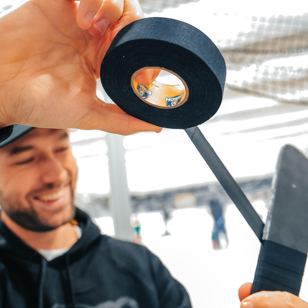 Howies Hockey - Clear Hockey Tape 5 Pack - Shin Pad/Sock Tape - Strong Grip, Long-Lasting Adhesive for Ice Hockey, Soccer, Athletics - 1 Inch x 25 Yards - Professional Quality