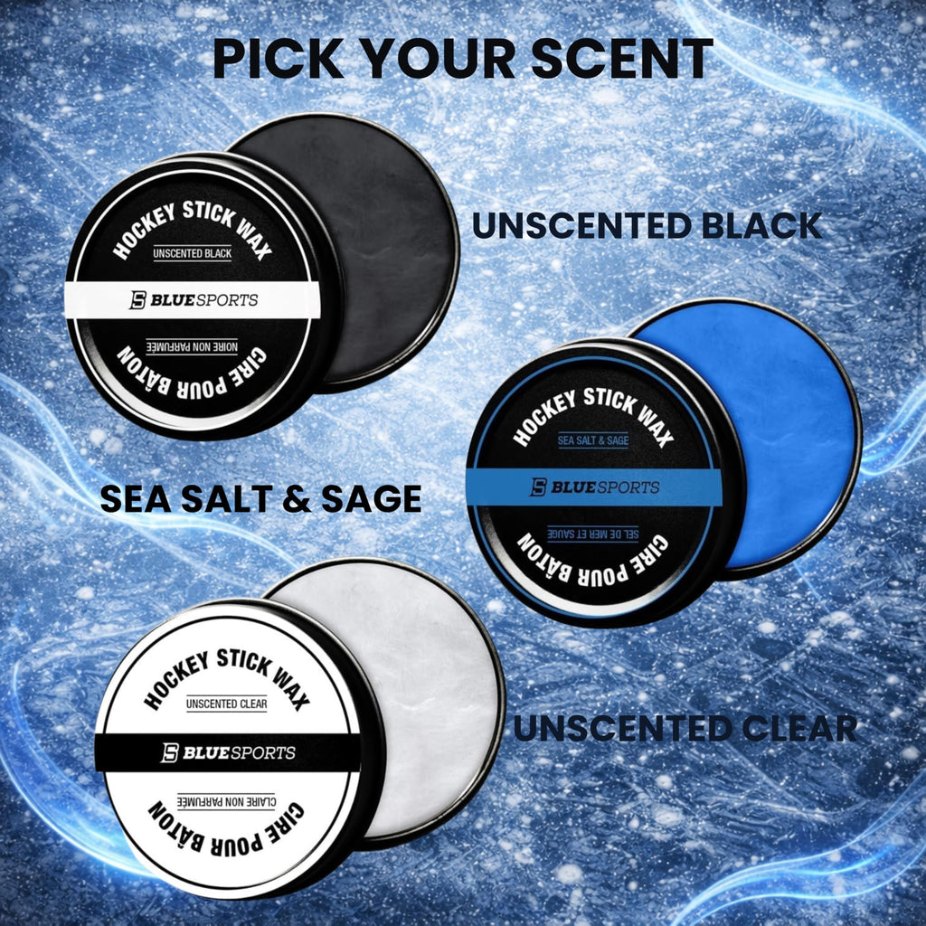 Hockey Stick Wax, Ultimate Grip & Snow Protection, Improves Puck Control, 2.8oz / 80g