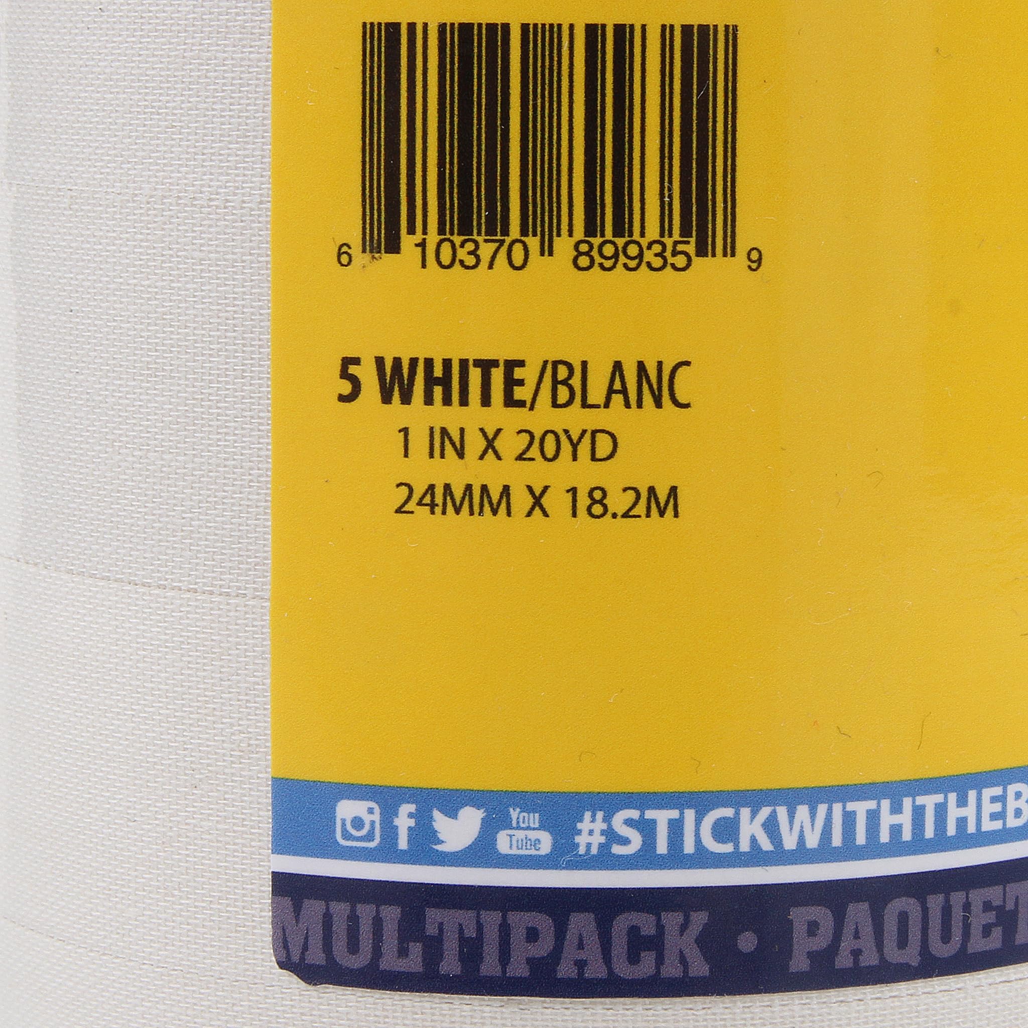 Howies Hockey - Clear Hockey Tape 5 Pack - Shin Pad/Sock Tape - Strong Grip, Long-Lasting Adhesive for Ice Hockey, Soccer, Athletics - 1 Inch x 25 Yards - Professional Quality