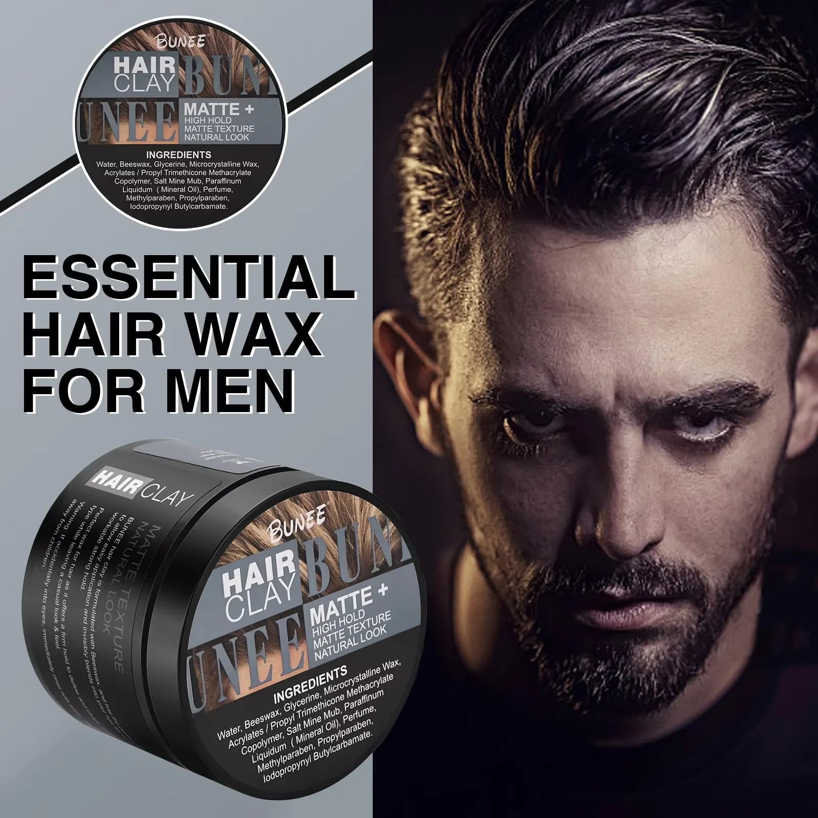 Hair Clay for Men - Matte Finish