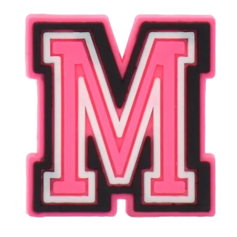 Team letters shoe charms for Crocs