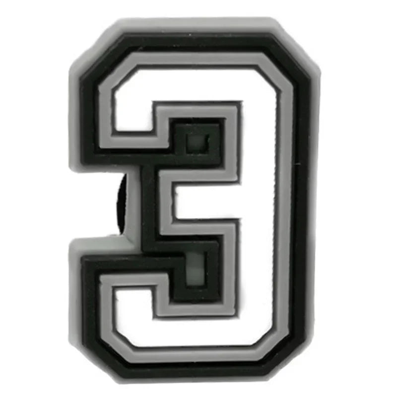 Team letters shoe charms for Crocs