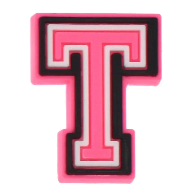 Team letters shoe charms for Crocs