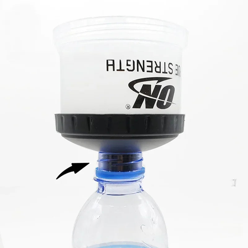 3 Layers -  Portable Protein Powder Holder with Funnel