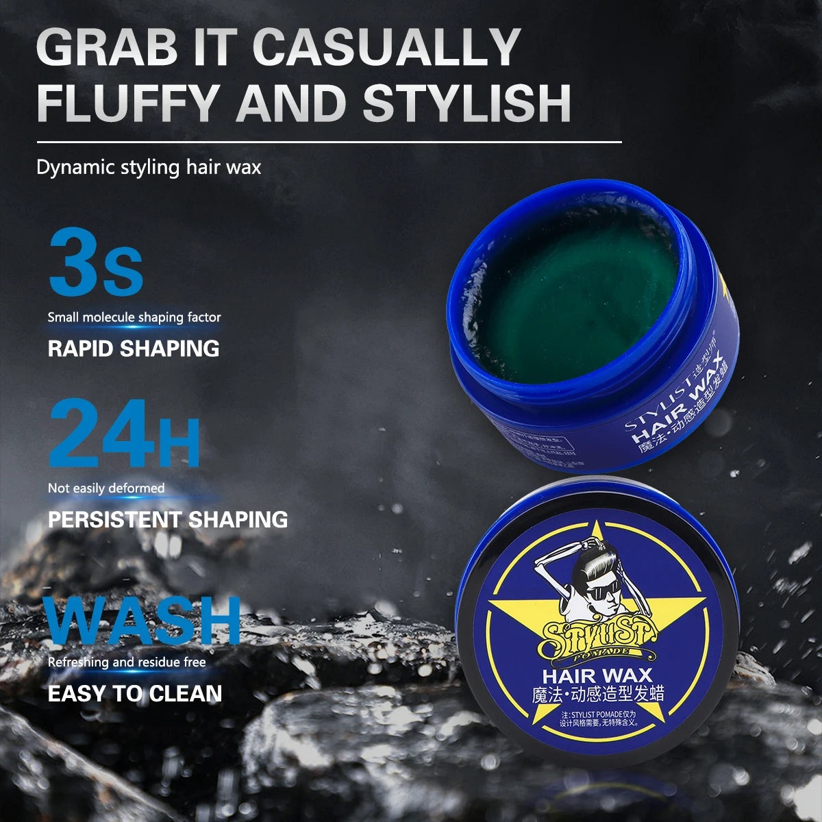 Styling Hair Pomade & Restoring Ointment for Men