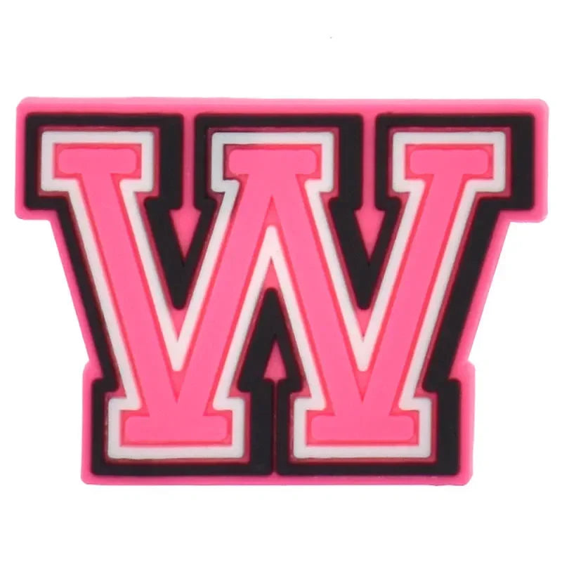 Team letters shoe charms for Crocs