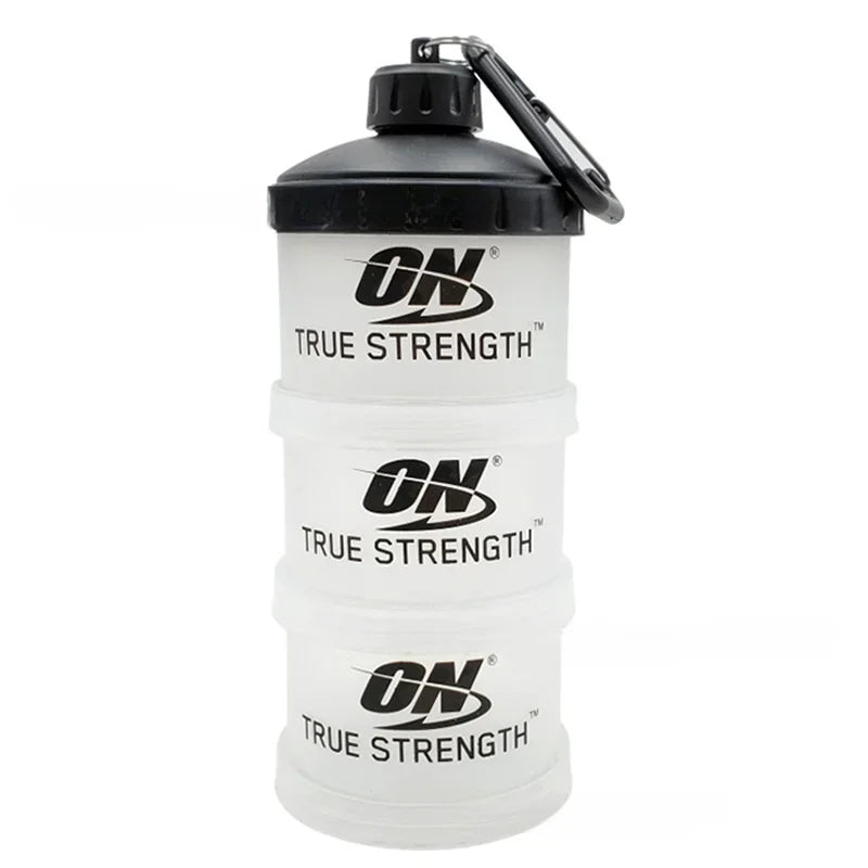 3 Layers -  Portable Protein Powder Holder with Funnel