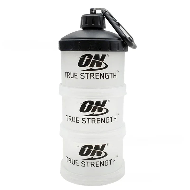 3 Layers -  Portable Protein Powder Holder with Funnel