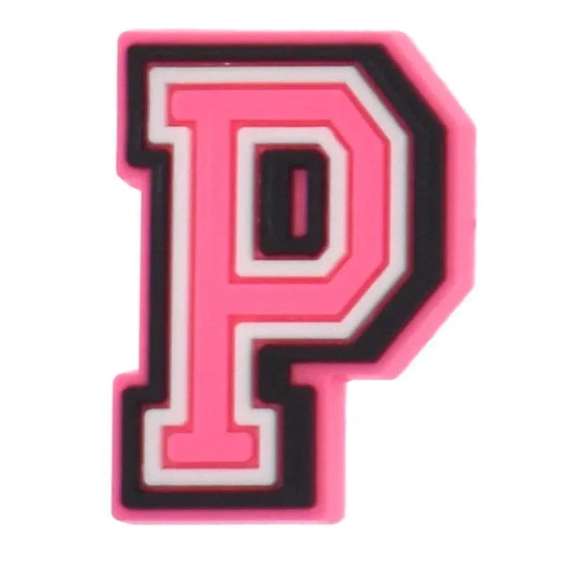 Team letters shoe charms for Crocs