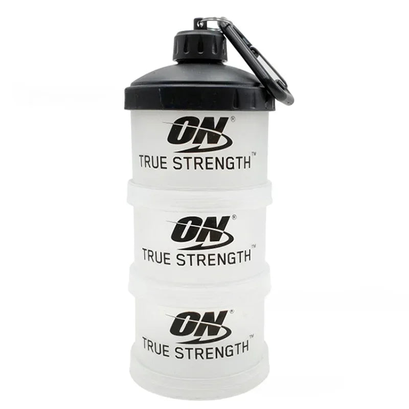 3 Layers -  Portable Protein Powder Holder with Funnel