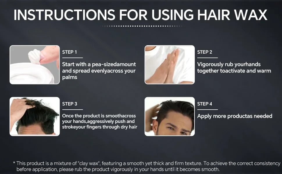 Hair Clay for Men - Matte Finish