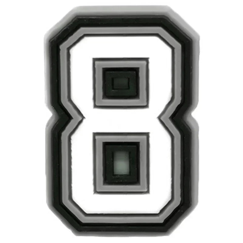 Team letters shoe charms for Crocs