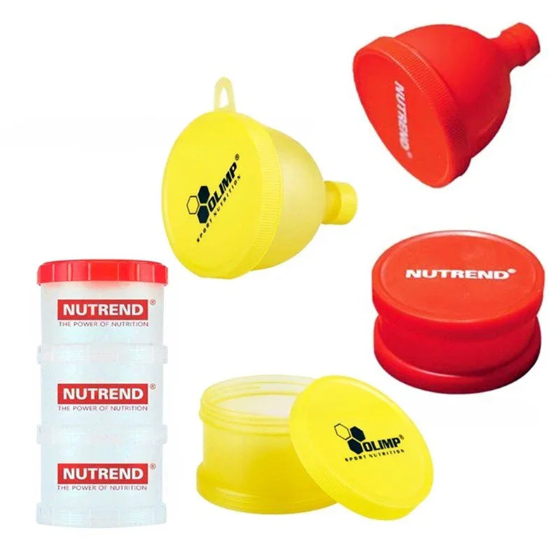 3 Layers -  Portable Protein Powder Holder with Funnel