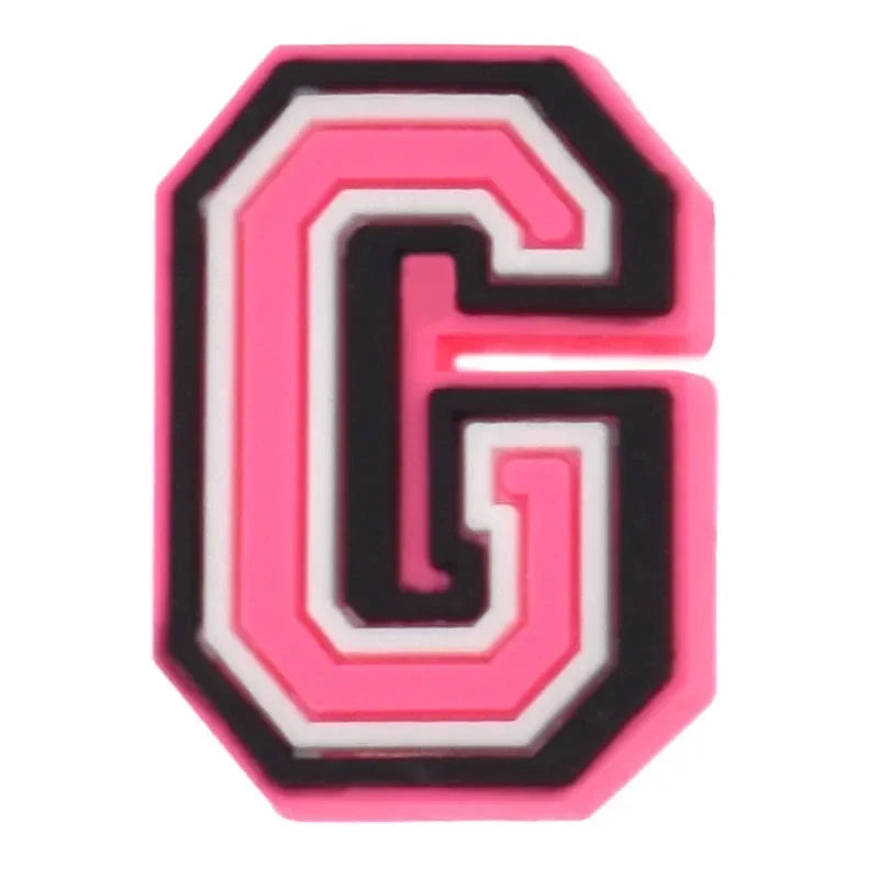 Team letters shoe charms for Crocs