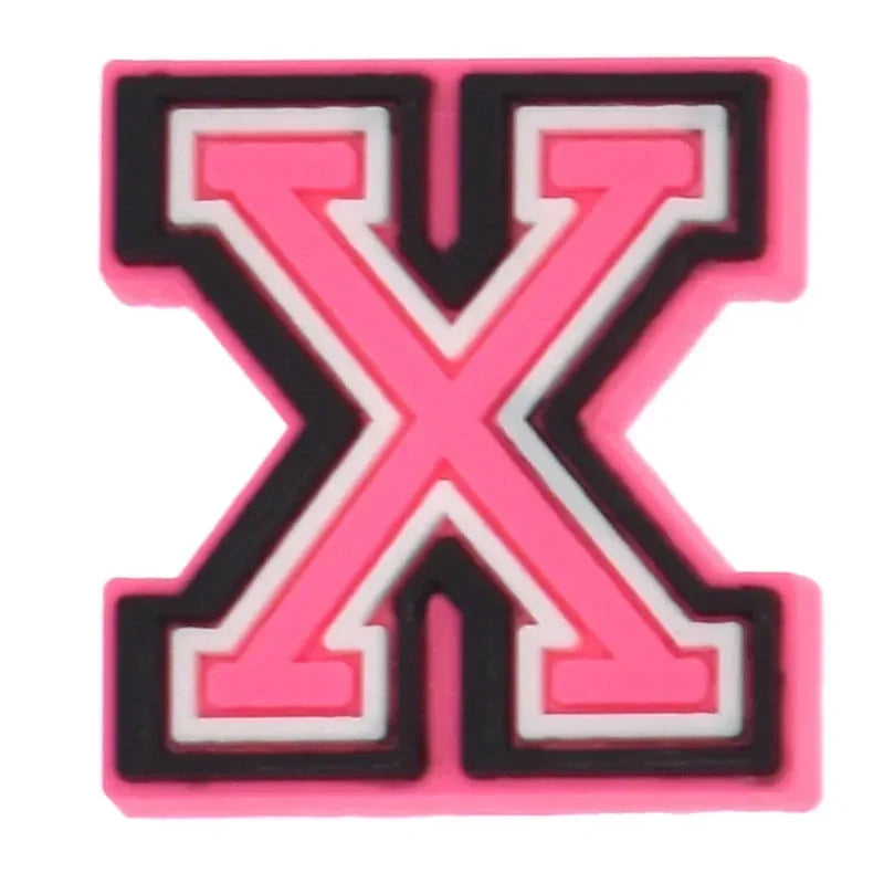 Team letters shoe charms for Crocs