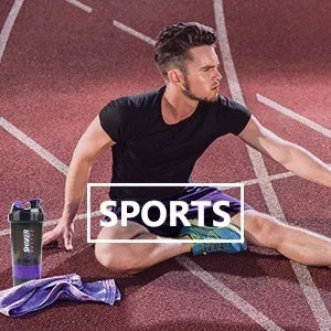 500ml Layered Protein Bottle Powder Shaker with Powder Storage Container