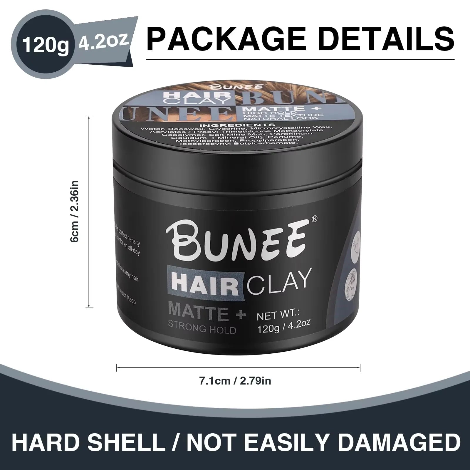 Hair Clay for Men - Matte Finish