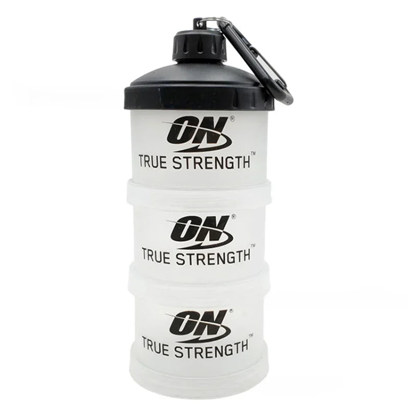 3 Layers -  Portable Protein Powder Holder with Funnel