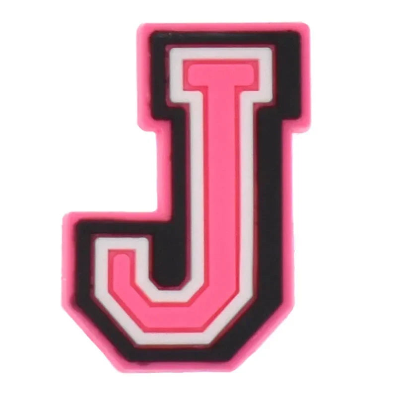 Team letters shoe charms for Crocs