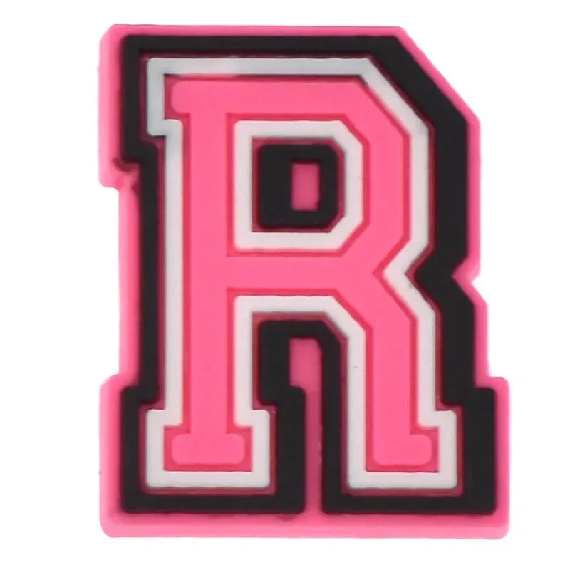 Team letters shoe charms for Crocs