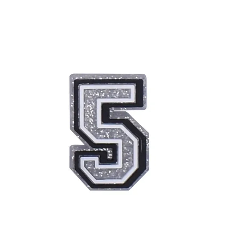Team Number shoe charms for Crocs