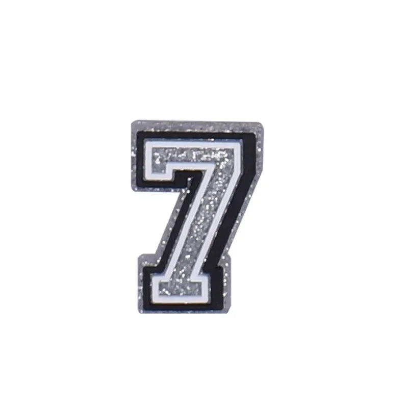 Team Number shoe charms for Crocs