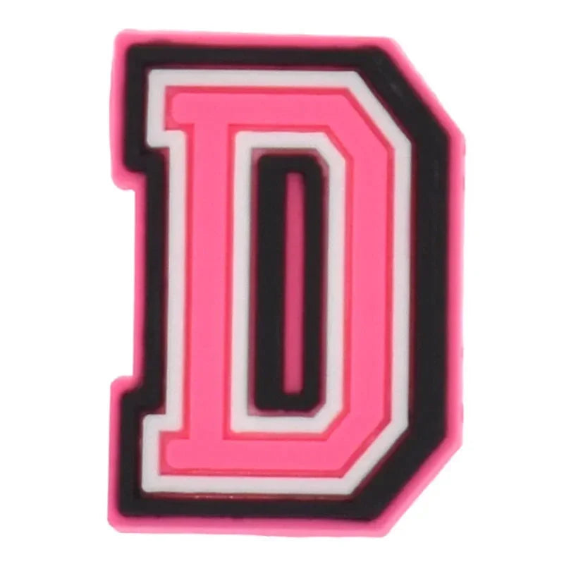 Team letters shoe charms for Crocs