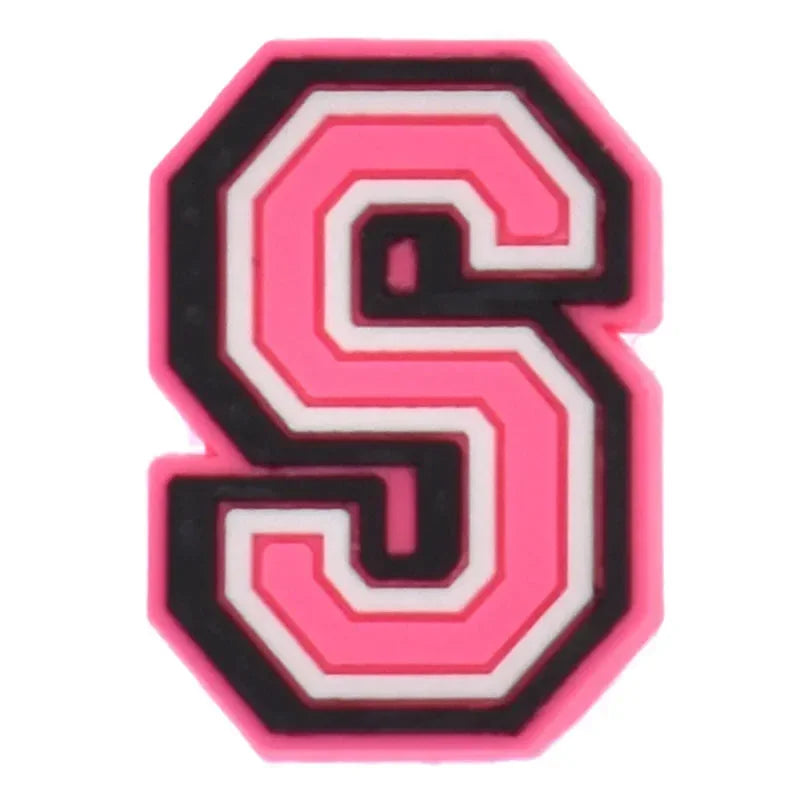 Team letters shoe charms for Crocs