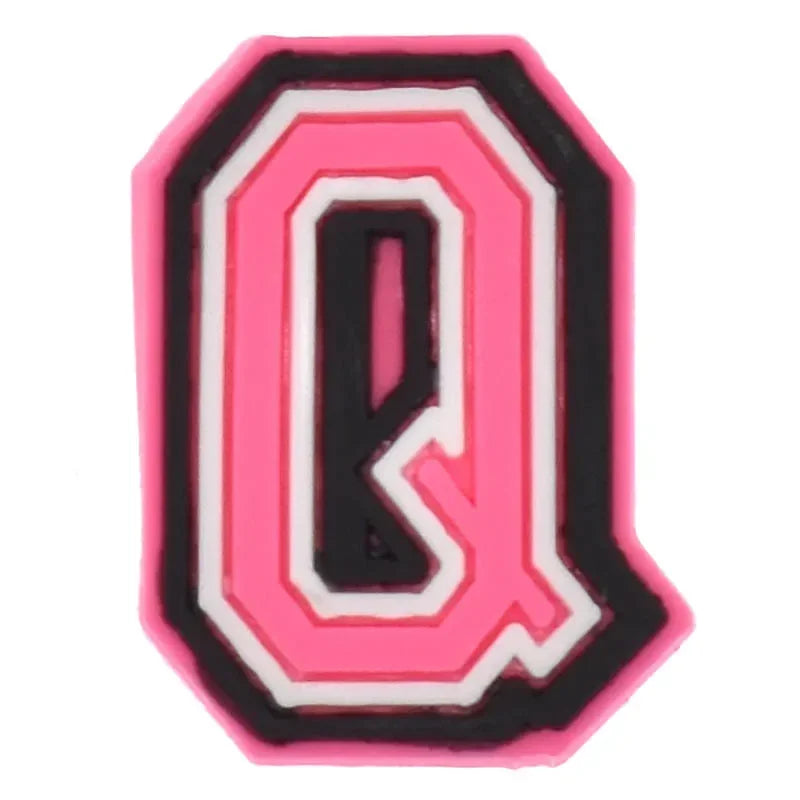 Team letters shoe charms for Crocs